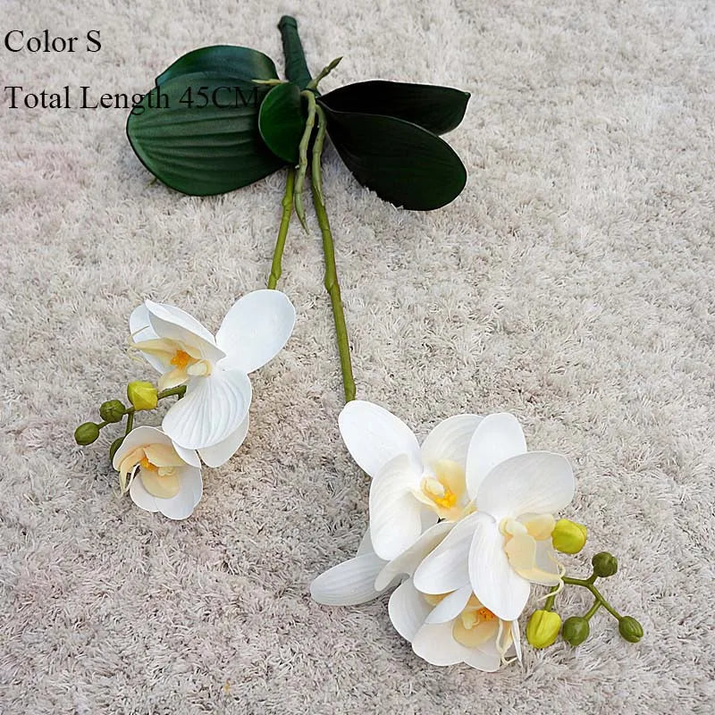 Luxury latex orchid for wedding and event decoration