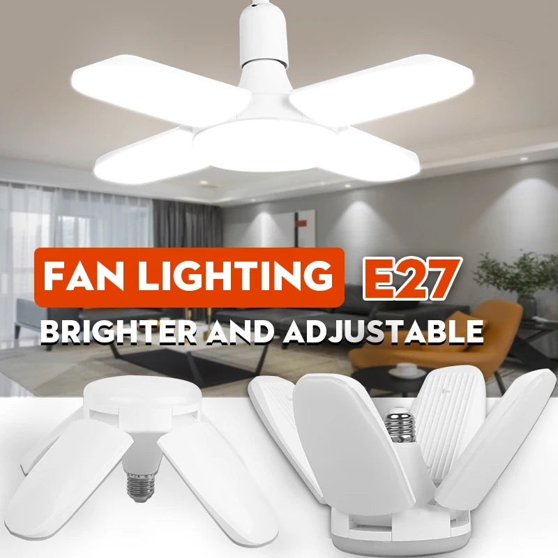 Foldable led bulb for versatile indoor lighting