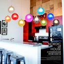 Creative blown glass LED chandelier for children's room