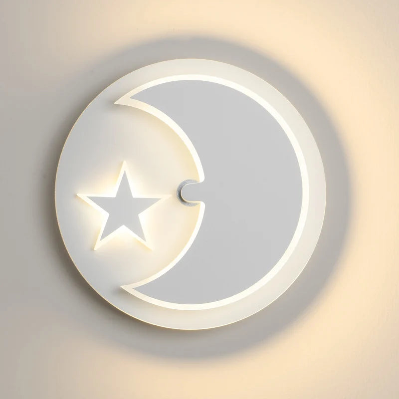 Modern nordic minimalist post-solar eclipse wall light - vue 3 sur 16