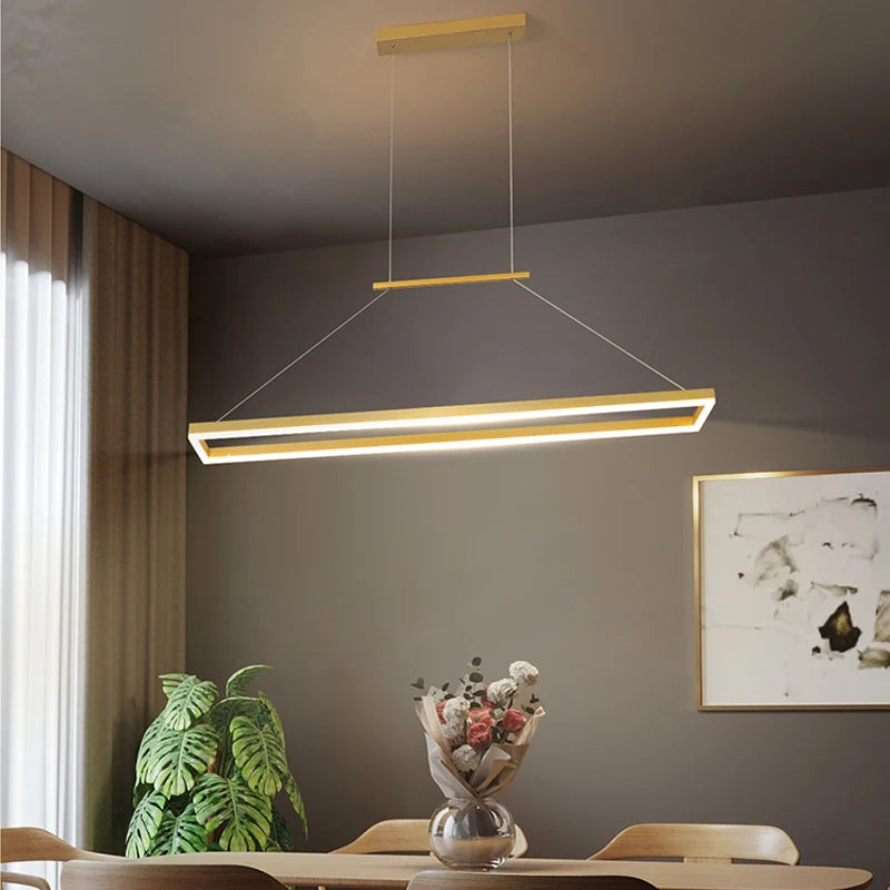 Modern nordic minimalist chandelier for interior and bar - vue 3 sur 10