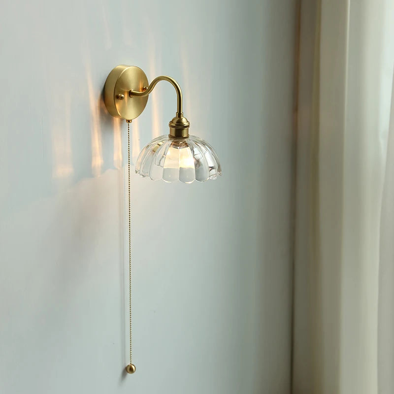 Modern nordic copper LED wall light - vue 5 sur 23