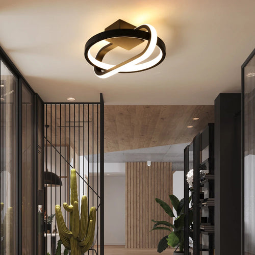 Modern warm/cool LED pendant light for decorative lighting - vue 3 sur 12