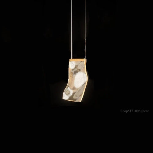 Modern LED chandelier for staircases and clothing shops - vue 10 sur 15