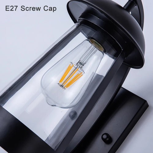 Waterproof vintage European outdoor wall light - vue 6 sur 6