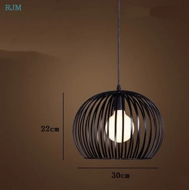 Nordic vintage industrial pendant lights for bars and restaurants - vue 11 sur 10