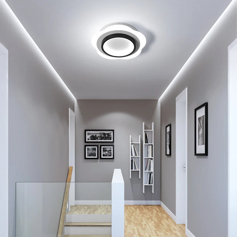 Creative nordic design LED ceiling light for your home - vue 3 sur 9