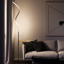 Modern curved LED floor lamp nordic decorative standing light