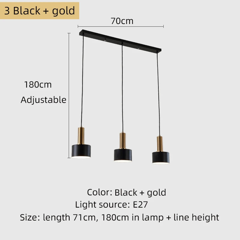 Nordic modern designer chandelier for restaurant or dining table
