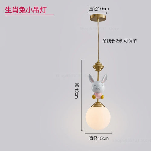 Nordic LED decorative cartoon pendant light for Christmas - vue 8 sur 8