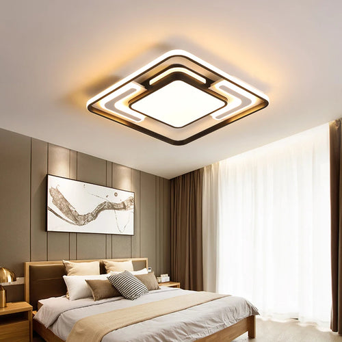 Contemporary geometric ceiling light for indoor lighting - vue 3 sur 9