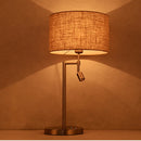 Modern stainless steel floor lamp with elegant LED design