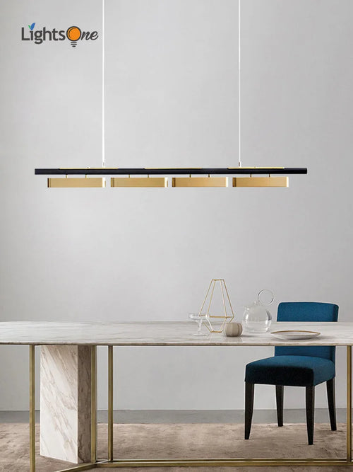 Modern minimalist Nordic designer chandelier for luxury spaces - vue 2 sur 7