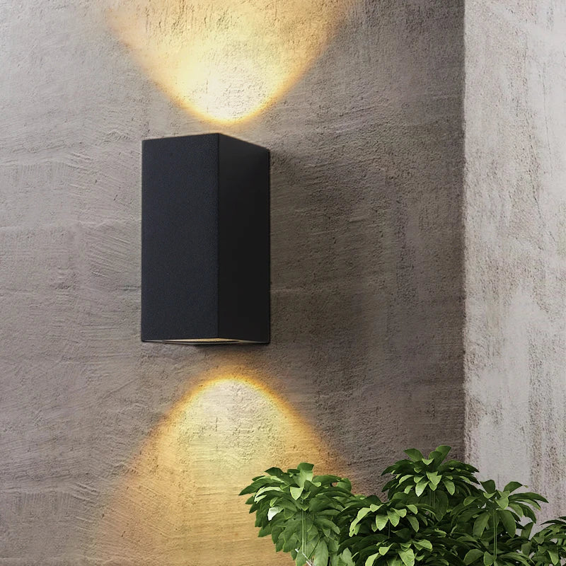 Waterproof outdoor wall light IP54 modern porch, balcony, terrace and garden lighting