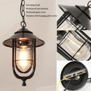 American vintage outdoor glass chandelier