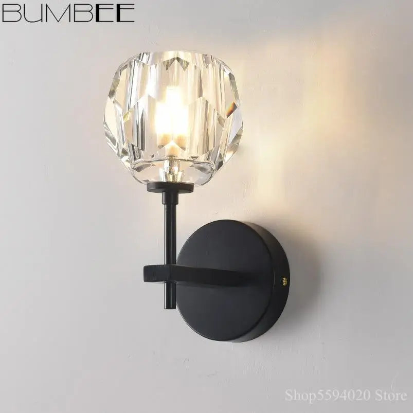 Nordic postmodern crystal wall light - vue 3 sur 10