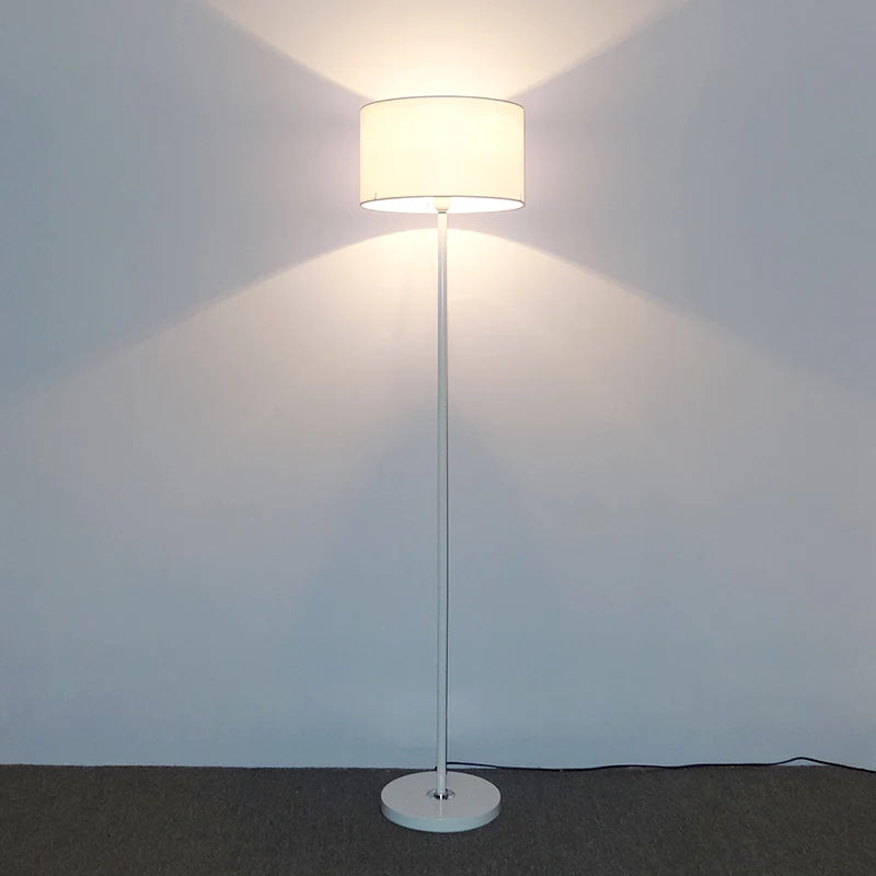 Minimalist bedside lamp with creative foot switch