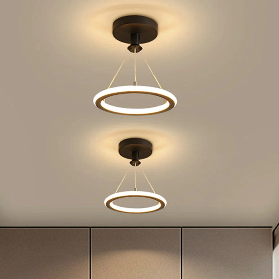 Modern round LED ceiling light for elegant interiors