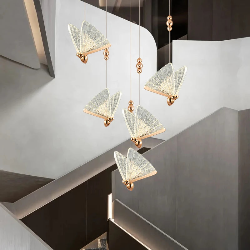 butterfly chandelier ceiling decoration for living room and hall