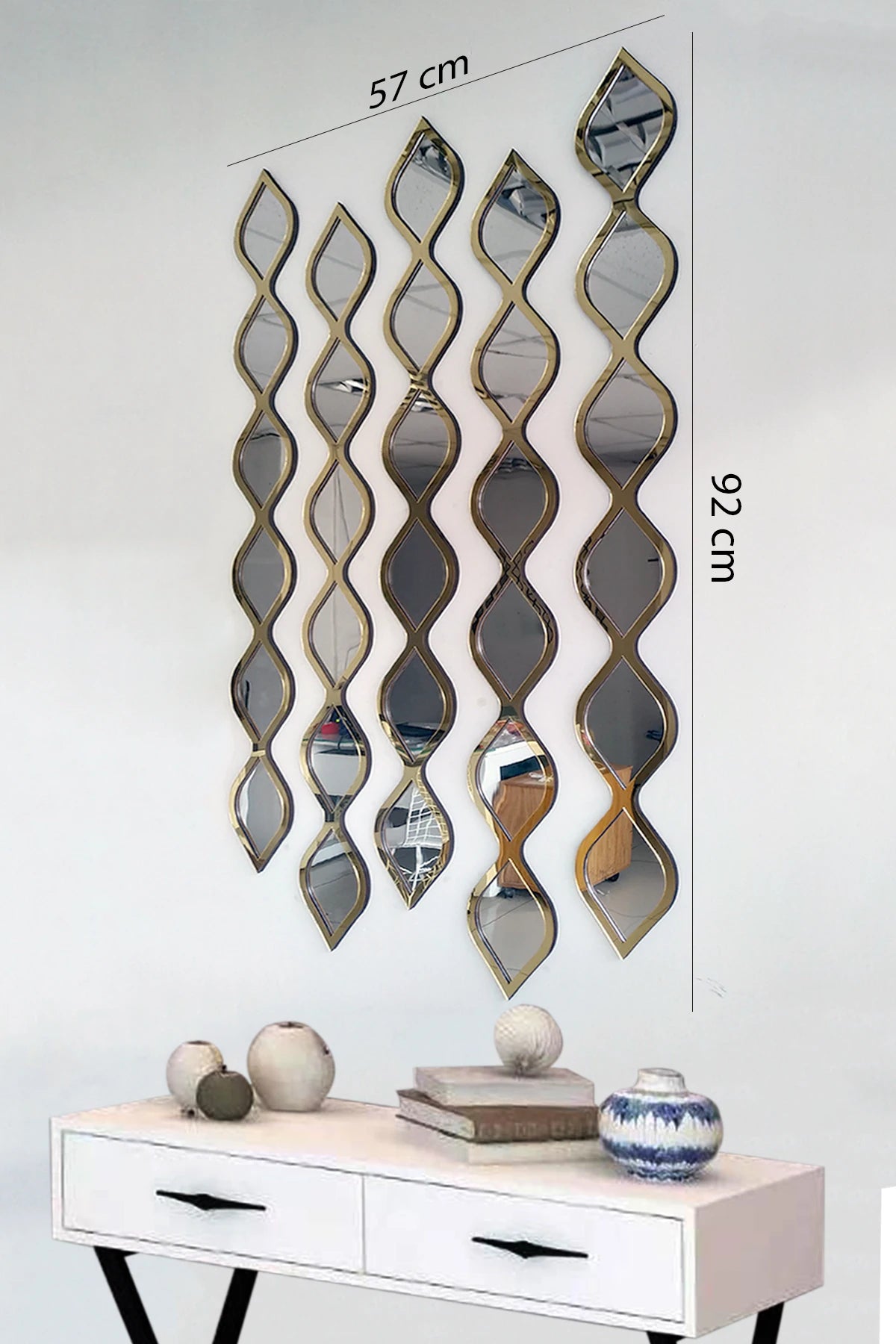 acrylic water drop design wooden wall decoration