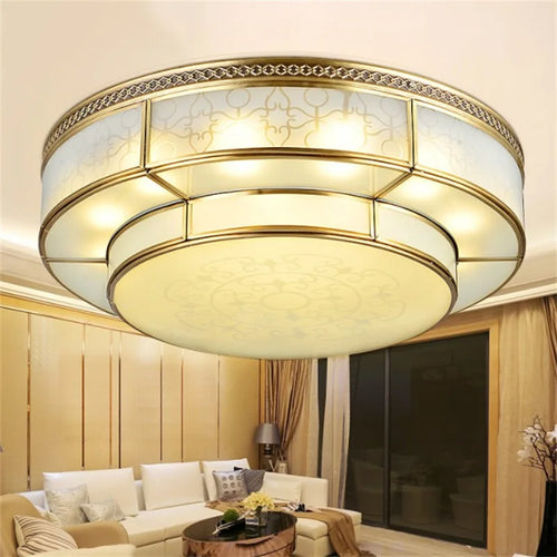 Retro copper ceiling light for an elegant and warm interior - vue 2 sur 6