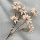 Decorative fabric artificial flowers for weddings and events