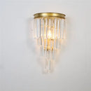 Nordic crystal wall light for modern indoor decor