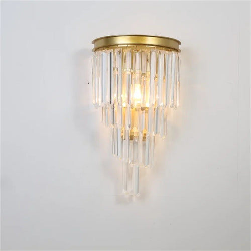 Nordic crystal wall light for modern indoor decor - vue 5 sur 6