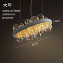 modern design clear glass chandelier for interior decoration