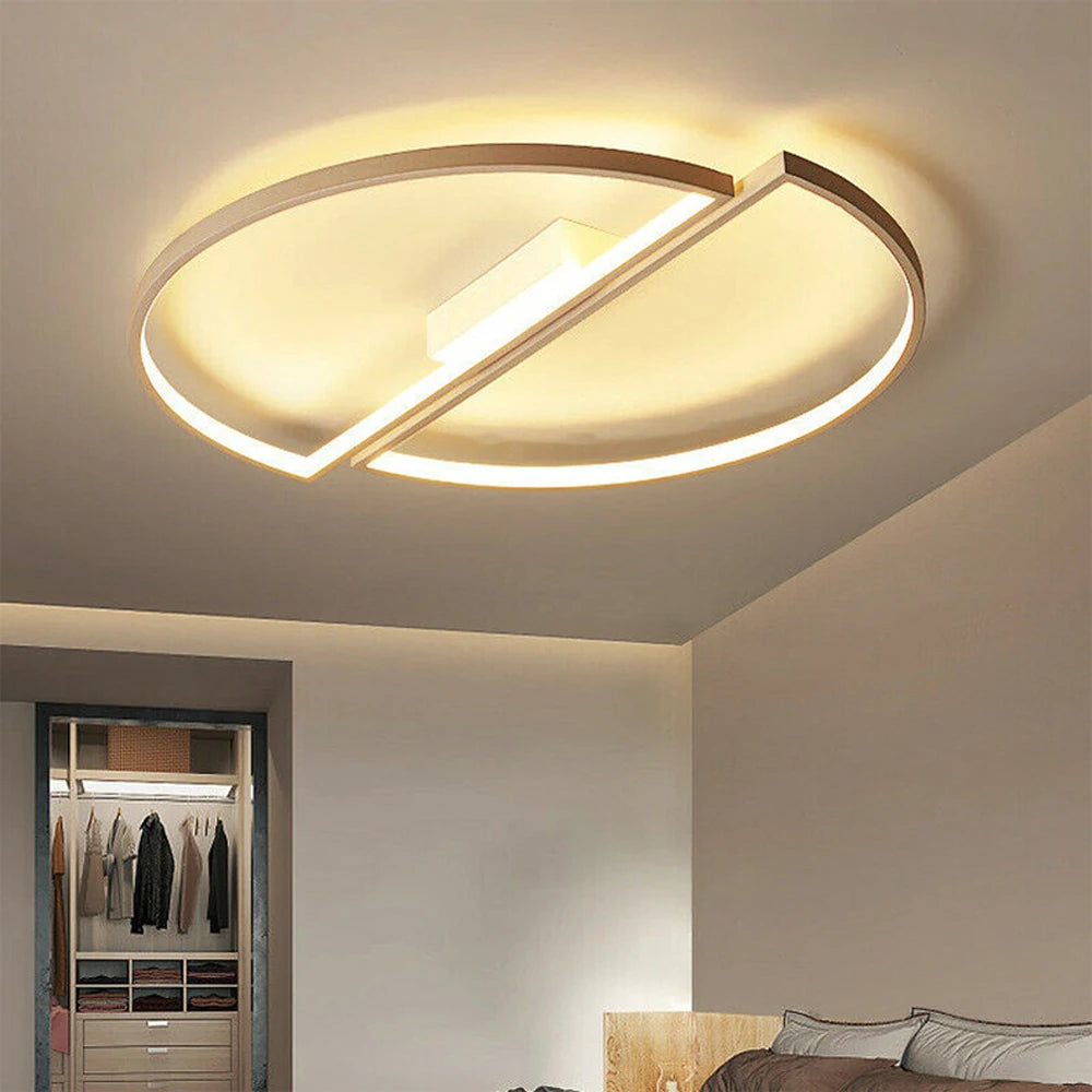 Modern semicircle LED ceiling light for Nordic decor