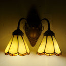Retro glass wall light modern European style simple