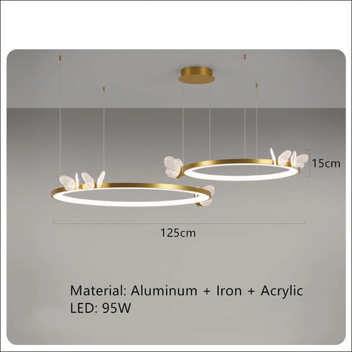Modern romantic butterfly acrylic wall light - vue 12 sur 17
