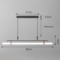 Minimalist pendant light for dining room