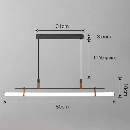 Minimalist pendant light for dining room
