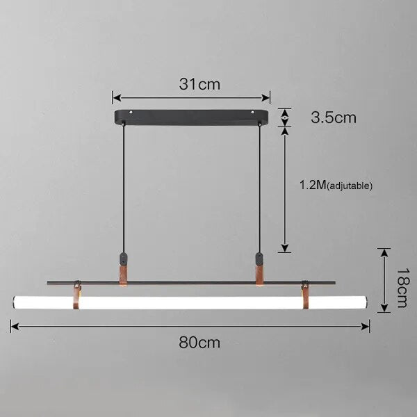 Minimalist pendant light for dining room