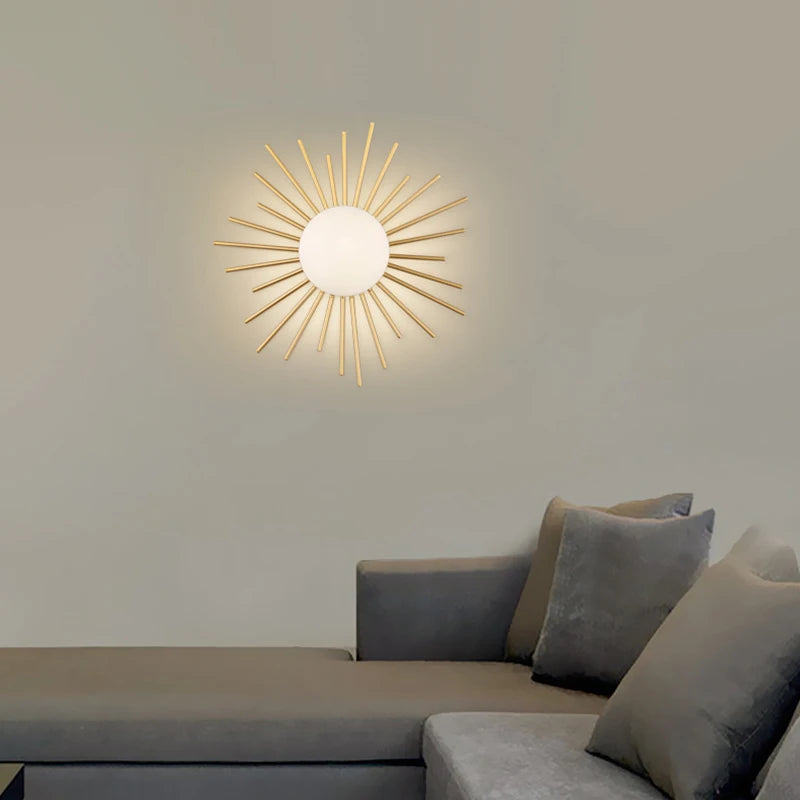 Luxury lotus leaf ceiling light nordic decorative design - vue 5 sur 13
