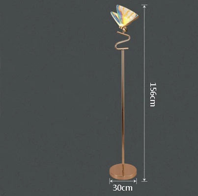 lampe à poser papillon design moderne veilleuse créative luminaire luxe - vue 13 sur 12