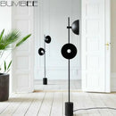 Wooden LED floor lamp European loft style