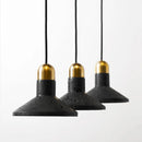 Modern industrial style cement terrazzo pendant light