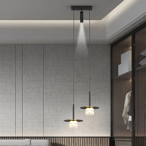 Minimalist luxury bedside pendant light small modern chandelier - vue 5 sur 22