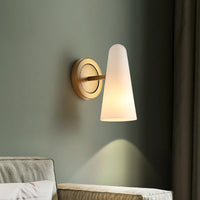 Modern glass indoor wall light