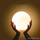 Modern LED ball floor lamp for indoor and outdoor decor