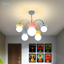 Nordic children's cartoon LED pendant chandelier