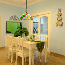 Antique Tiffany chandelier for restaurant, café, bar and hallway