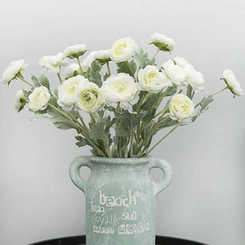 Artificial silk lotus flowers for interior decoration
