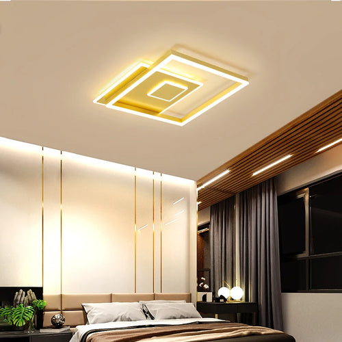Ultra slim LED ceiling light for elegant indoor decor - vue 2 sur 14