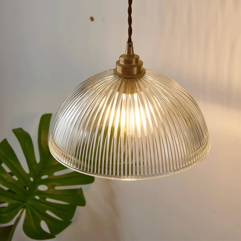 Nordic glass pendant light for elegant indoor spaces