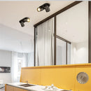 Extendable recessed rotatable LED downlight single/double head