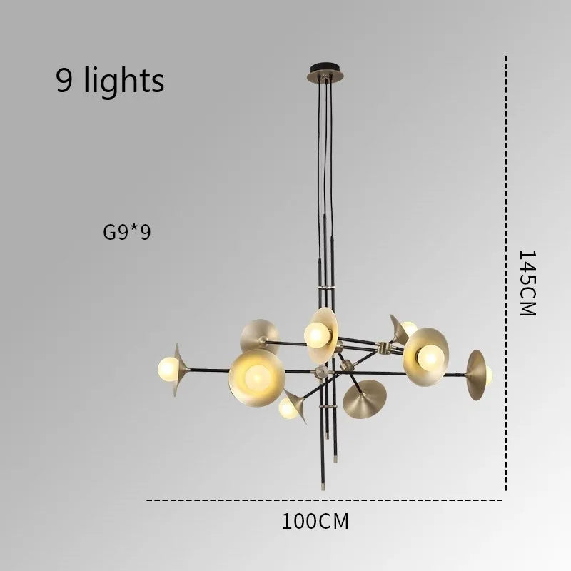 Postmodern nordic designer pendant light for decorative indoor lighting - vue 8 sur 10