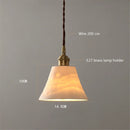 Loft style antique LED brass ceramic retro pendant light